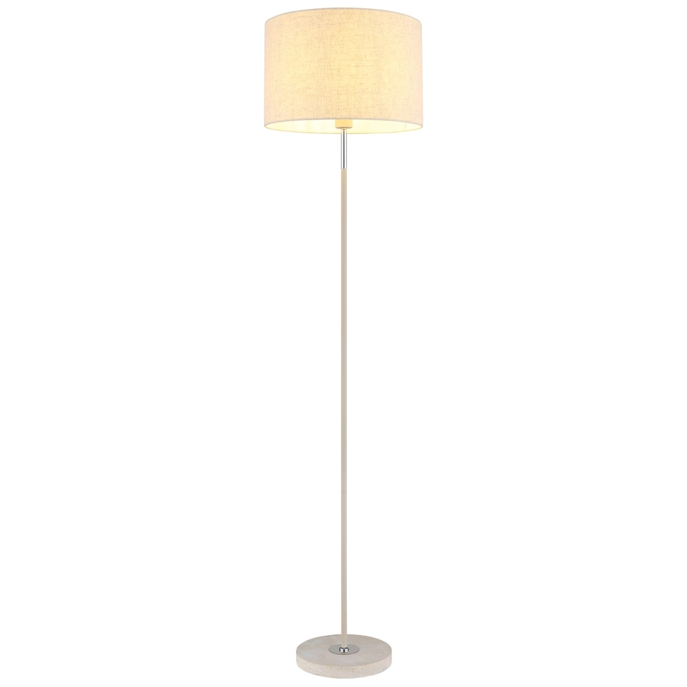 Lampadaire Deleon brun sable Ø 40cm