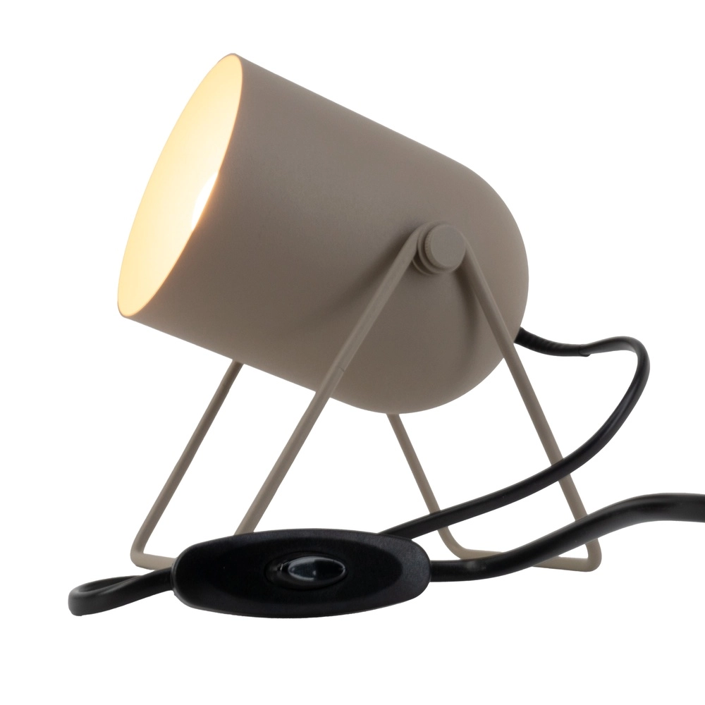 Lampe de table design Tilston brun sable Eglo 9008606359752