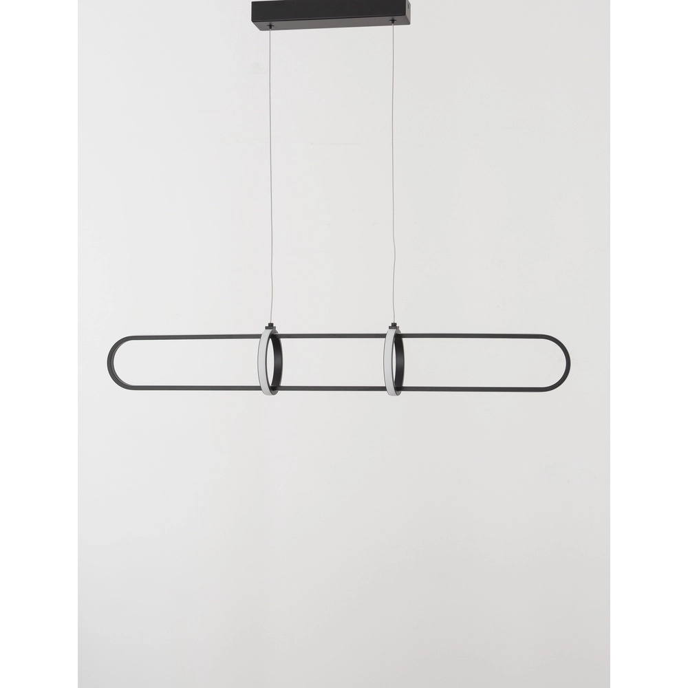 Suspension design Arte Noir allongé