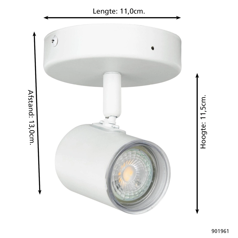 Spot monté en surface Consuma 1 Uniquement blanc Eglo 9008606355891