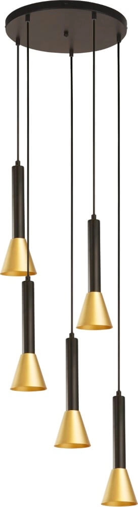Lampe suspendue design Marbles 5 lumières