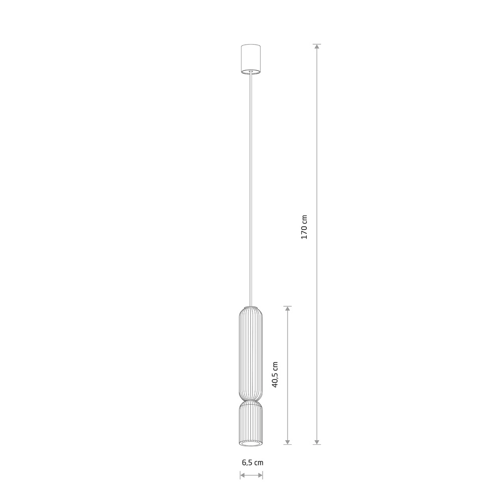 Lampe suspendue Singles Terre cuite de 40,5 cm Lyora 5903139121989