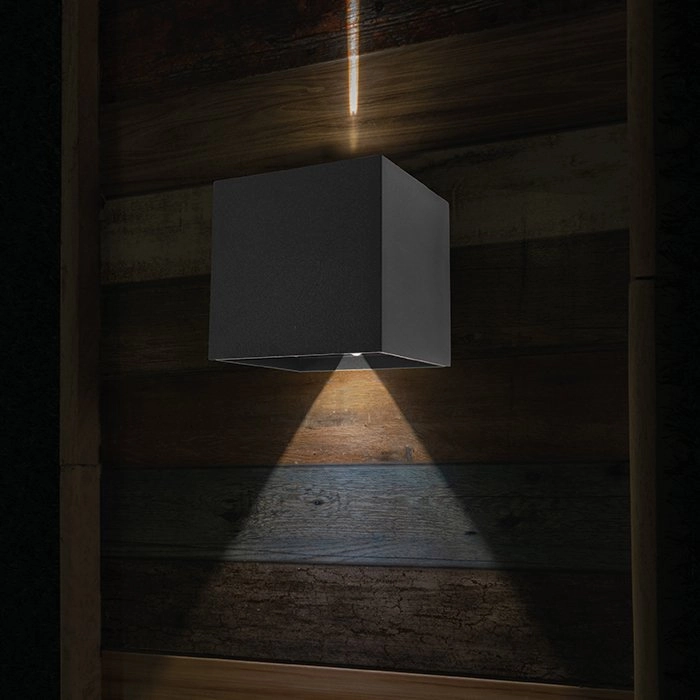 Capteur de lumière haut-bas Logan 10 cm - noir Steinhauer 8712746133295