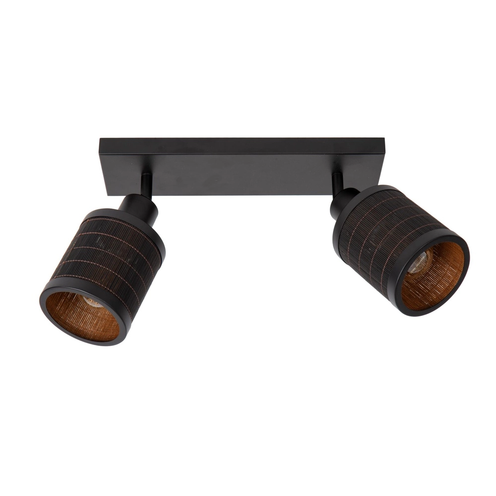 Lampe de plafond Tagalog Double Noir