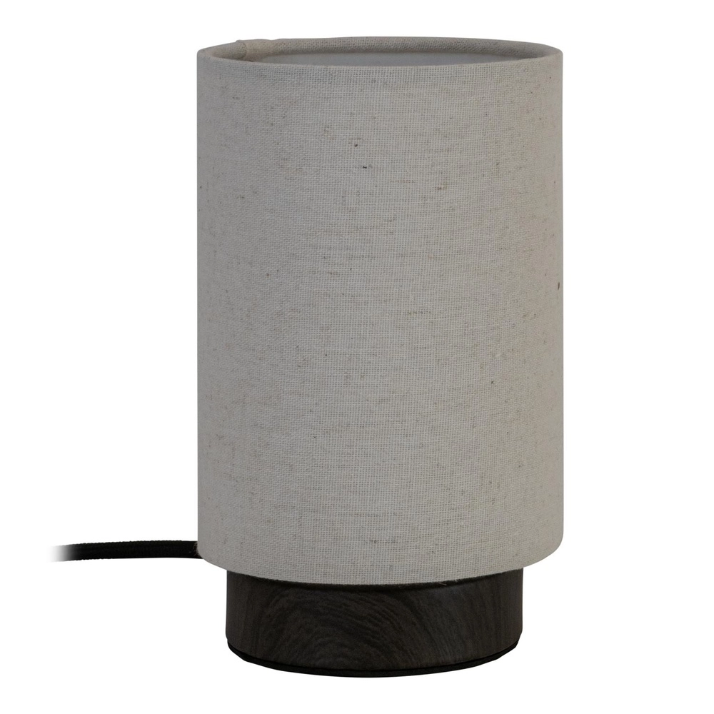 Lampe de table Albane bois foncé Ø 12cm