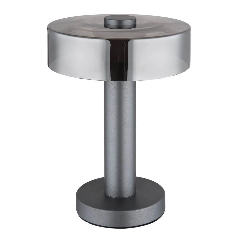 Lampe de table élégante Grant gris Ø 22cm Globo 9007371462902