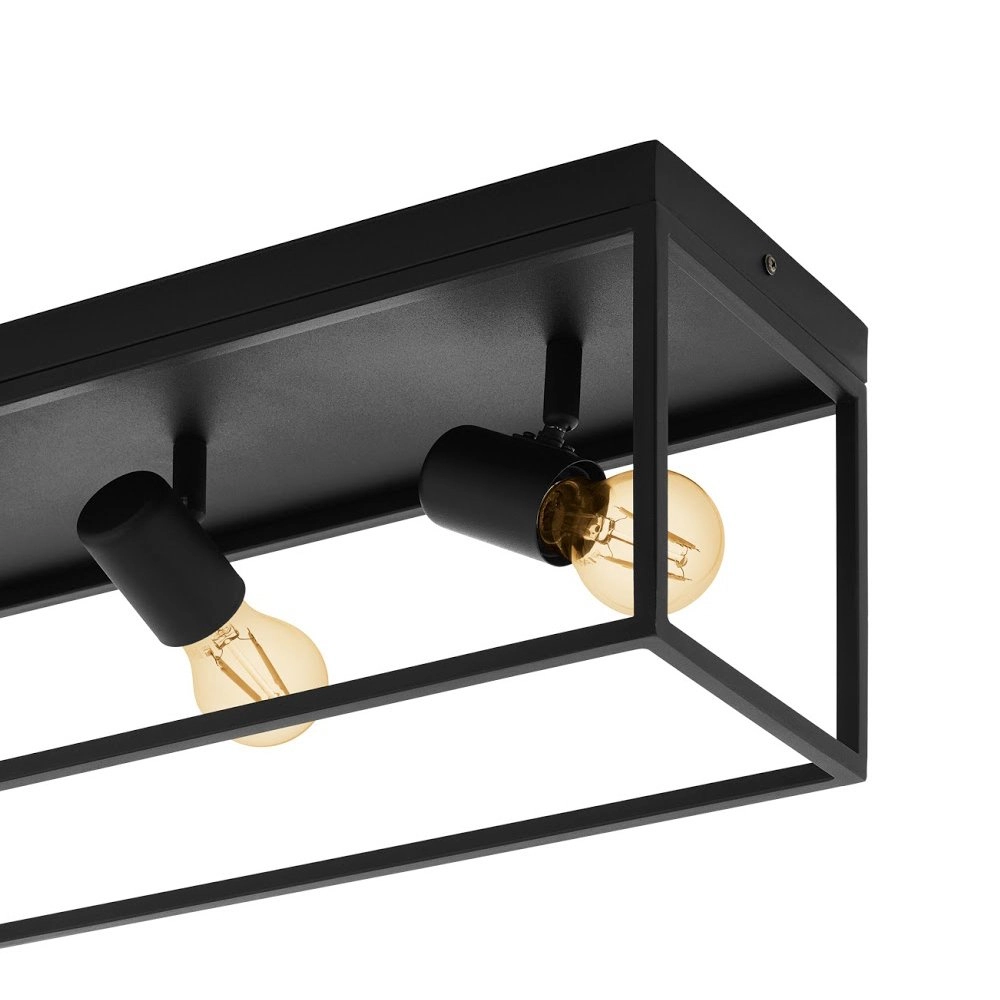 Plafonnier noir Silentina Eglo 9002759983338