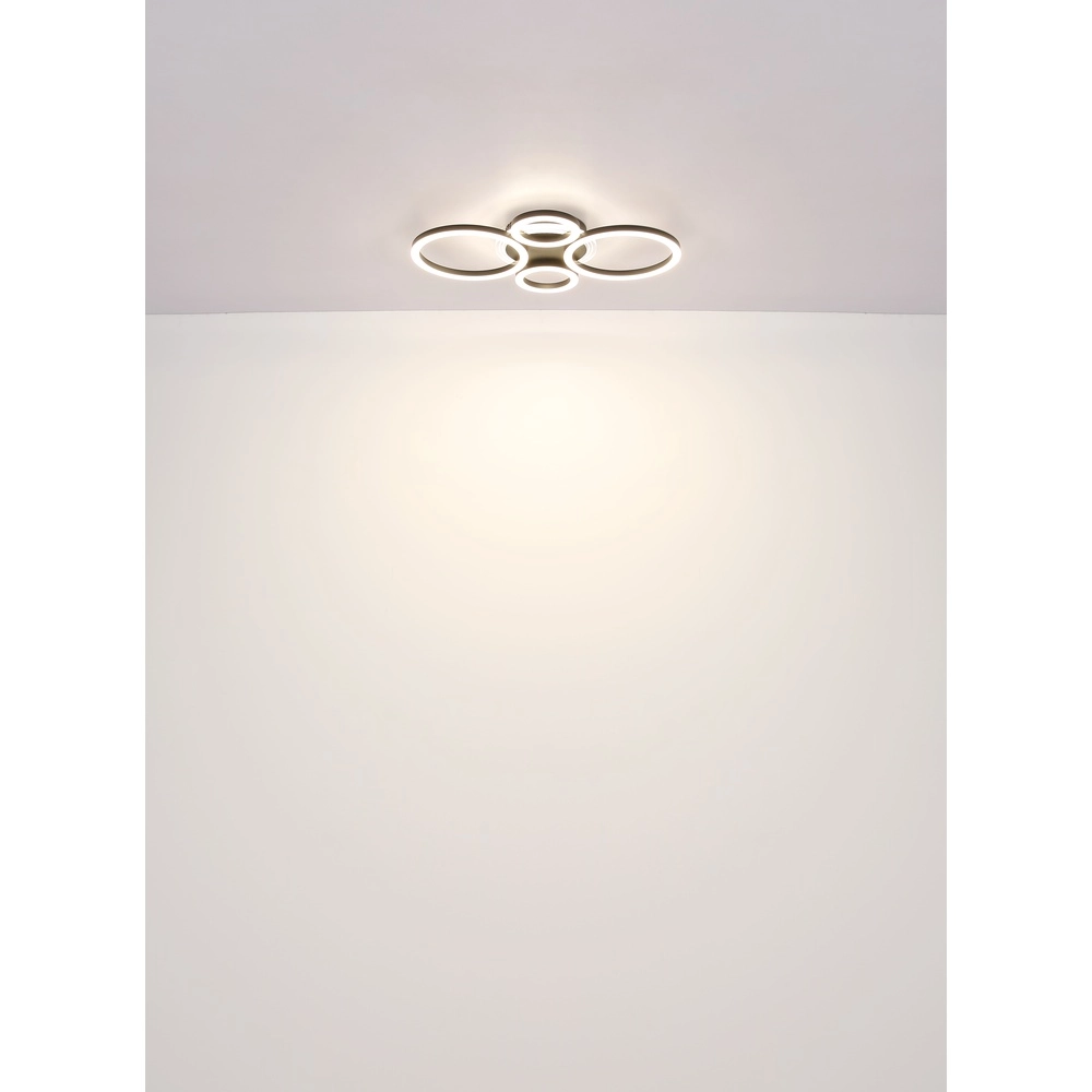 Lampe de plafond à design Loretta Noir Globo 9007371484294