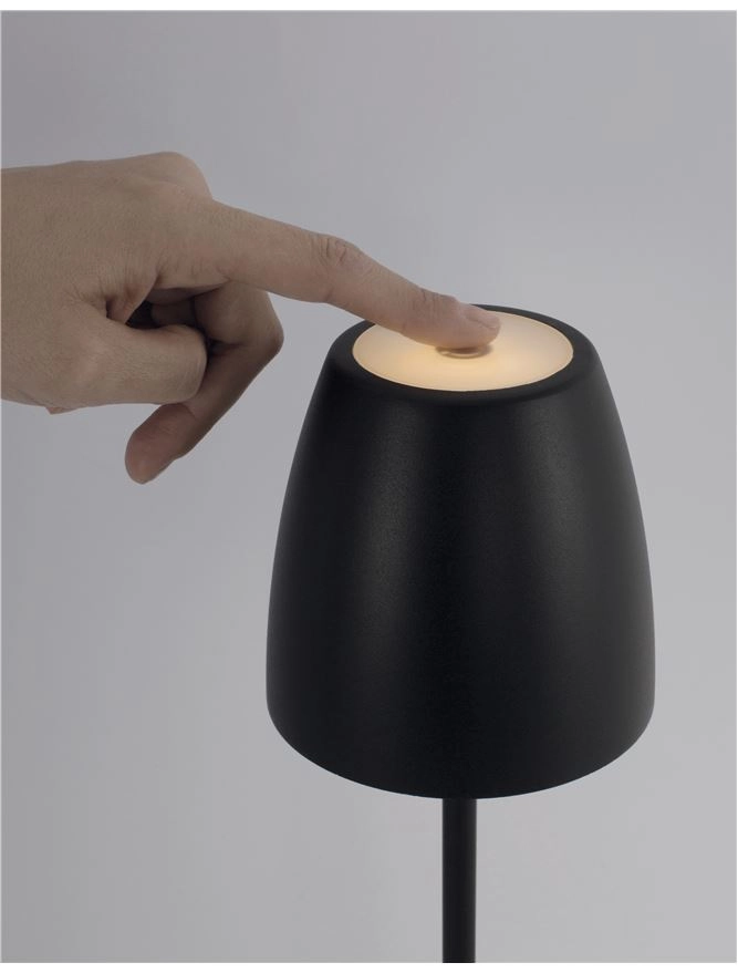 Lampe de table rechargeable Colt 38cm anthracite Lyora 5212017425508