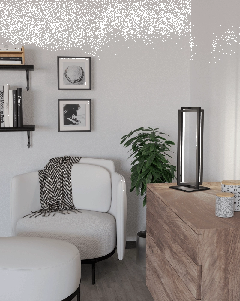Lampe de table LED Siberia noir Eglo 9008606244072