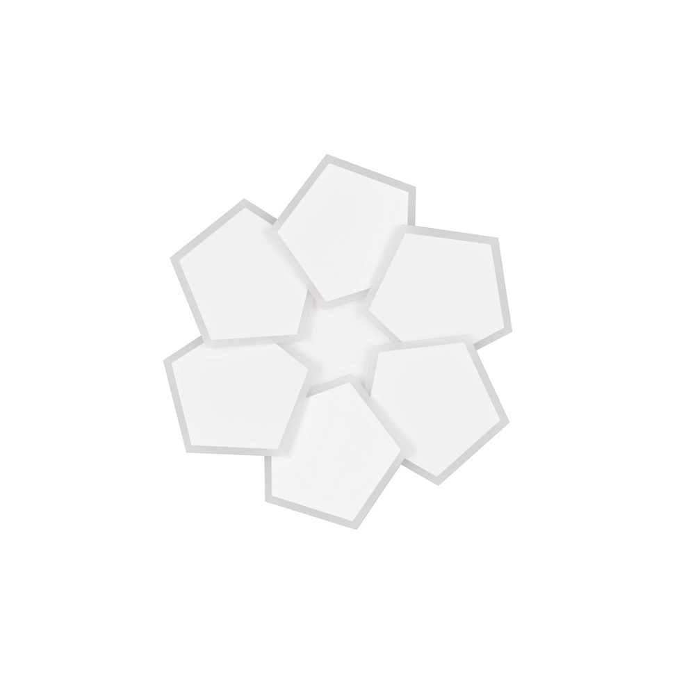 Lampe de plafond unique Zaya S blanc Trio 4017807684988