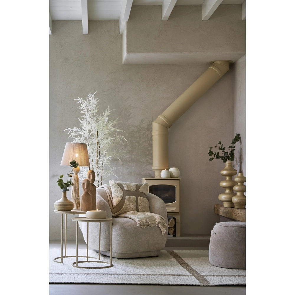 Lampe de table Espino Ø 31cm - lin naturel Light & Living 8717807808785