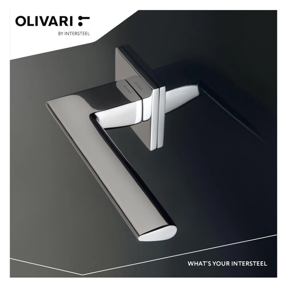 Poignée de porte design Trend chrome Olivari 8714186477496