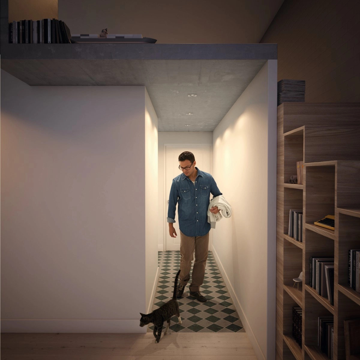 Spot encastrable Donegal (3x) GU10 chromé mat Philips 8718696161012