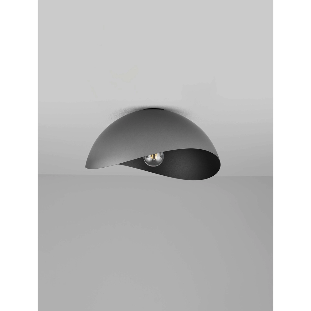 Plafonnier Opsi noir Ø 40cm Lyora 5212017458049