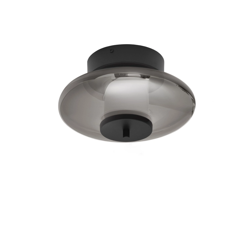 Lampe de plafond moderne Ballet noir Ø 26cm Lyora 5212017479860