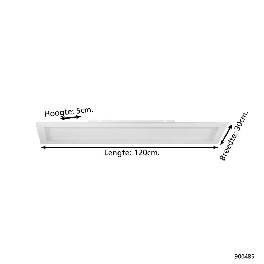 Plafonnier rectangulaire Padrogiano-Z blanc Eglo 9008606244201