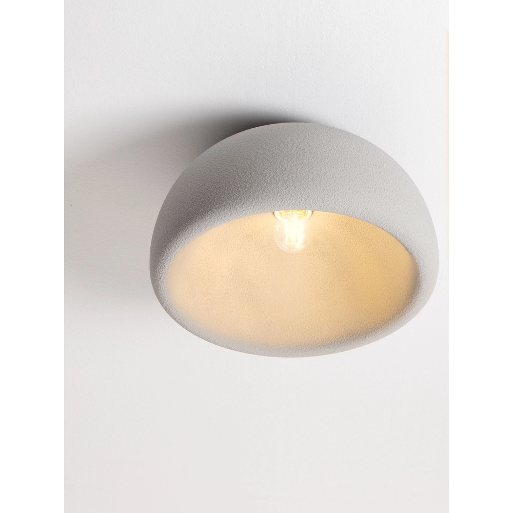 Lampe de plafond moderne Davo gris Ø 43cm Lyora 5212017495723