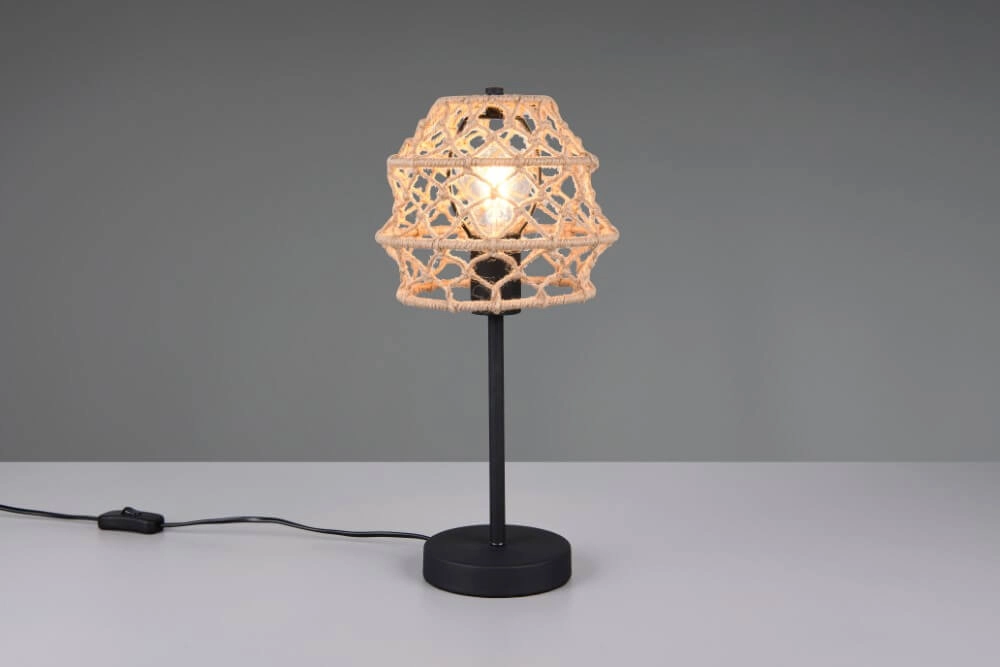 Lampe de table en rotin Hive Ø 20cm Trio 4017807637229