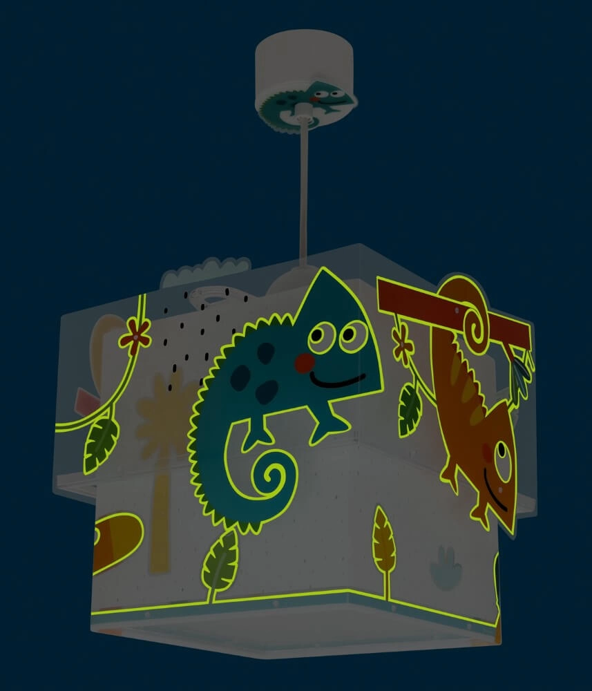 Lampe suspendue design chambre d'enfant Happy Jungle Dalber 8420406633121