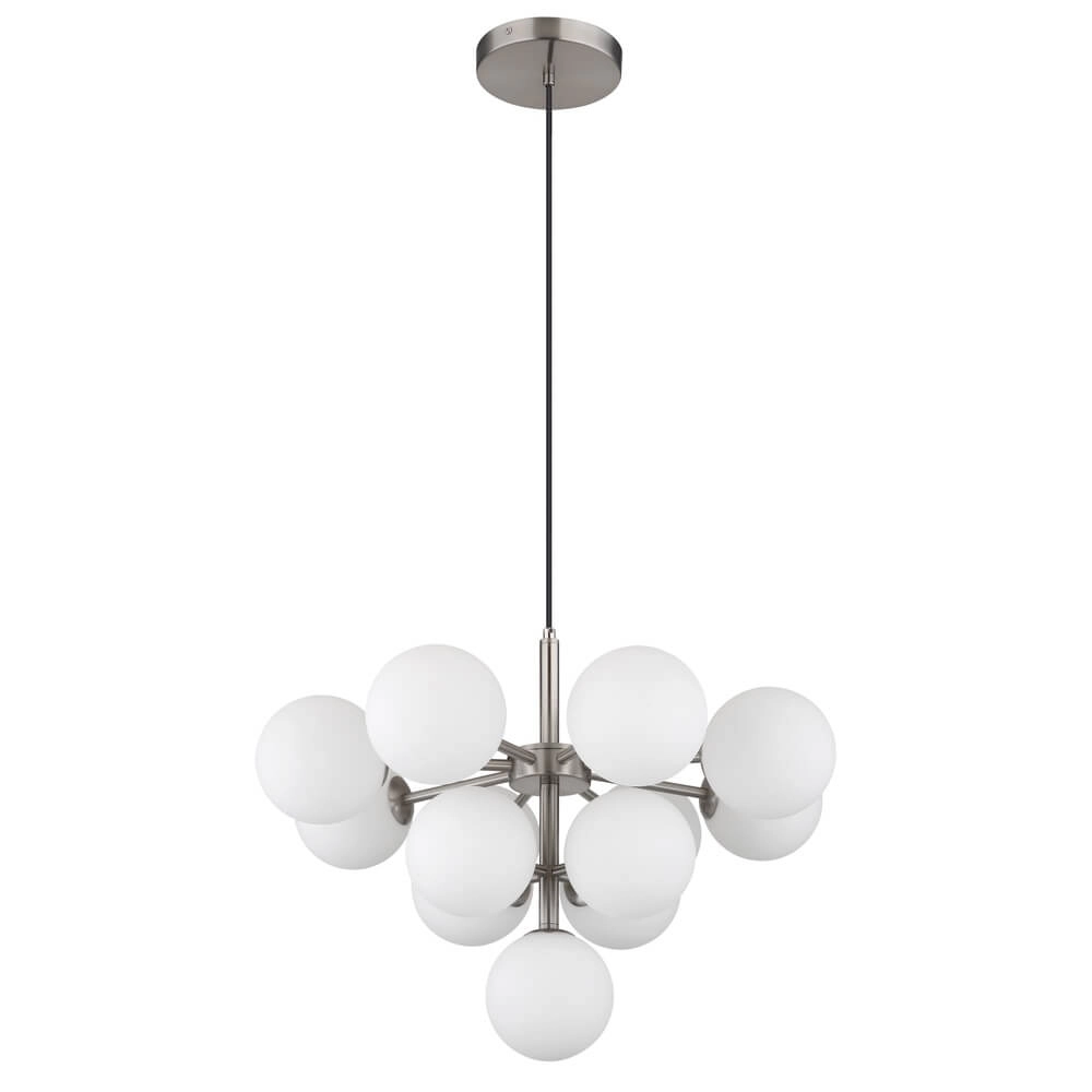 Suspension nickel Grappy 13 lumières Globo 9007371456123