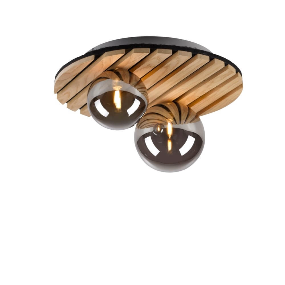 Plafonnier en bois Green Stika autour Plafonnier en bois Green Stika autour