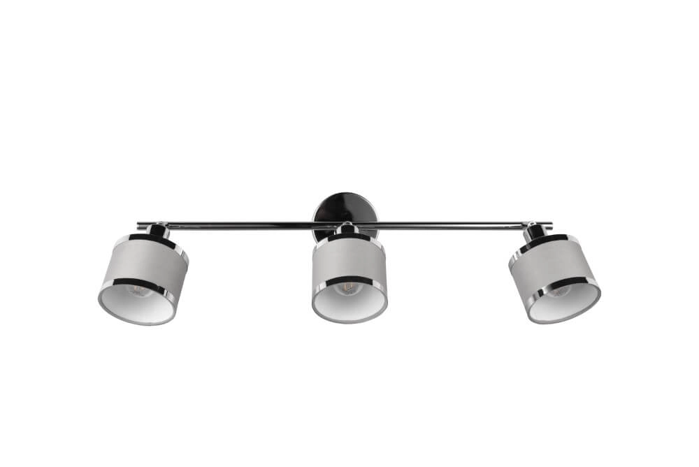 Spot en saillie design Arosa nickel, 3 lumières Trio 4017807581140