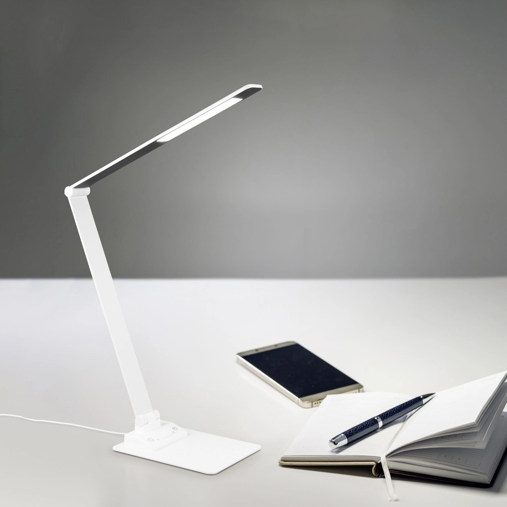 Lampe de bureau Travis Design Blanc Trio 4017807600193