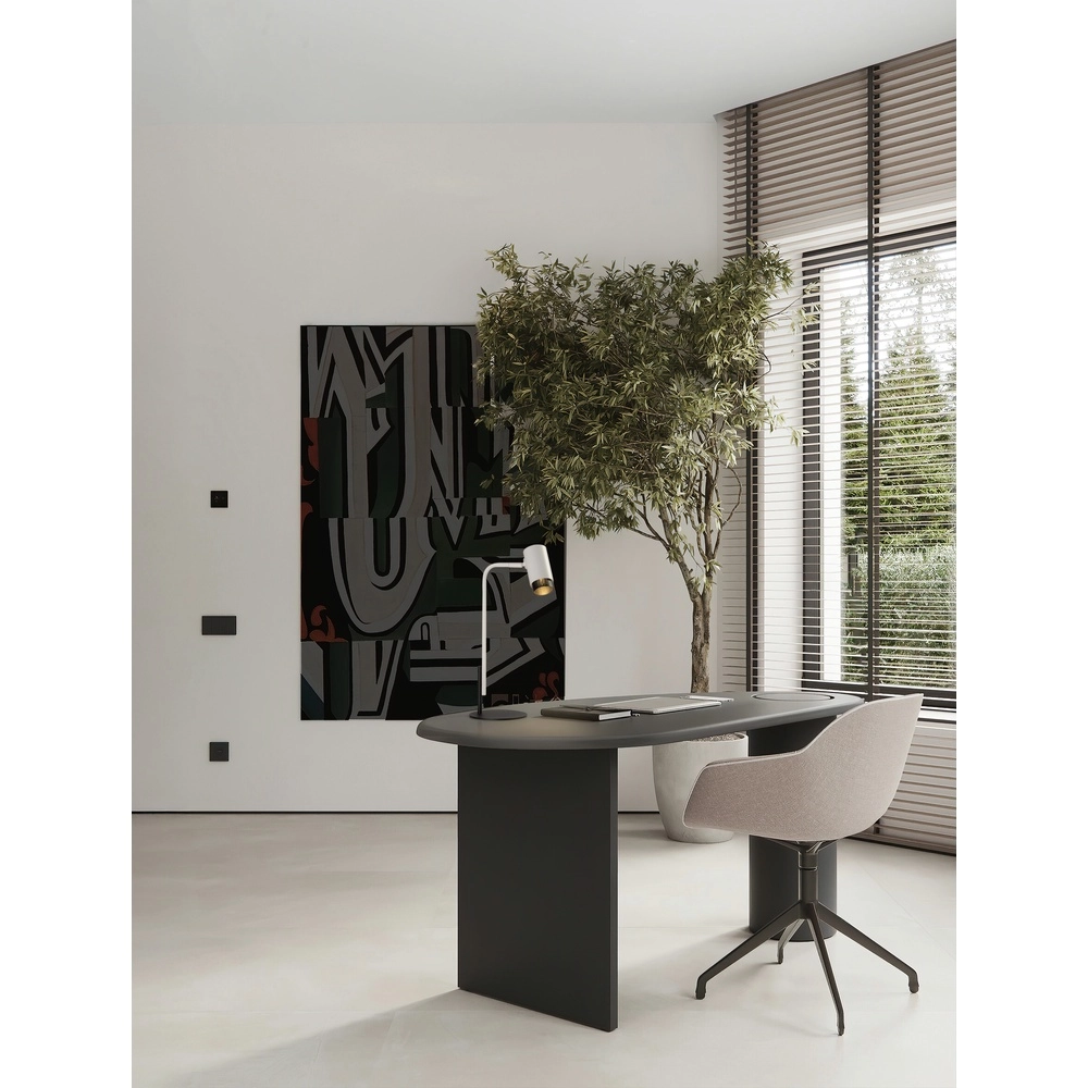 Lampe de bureau Nessi blanc avec noir Lyora 5212017475190