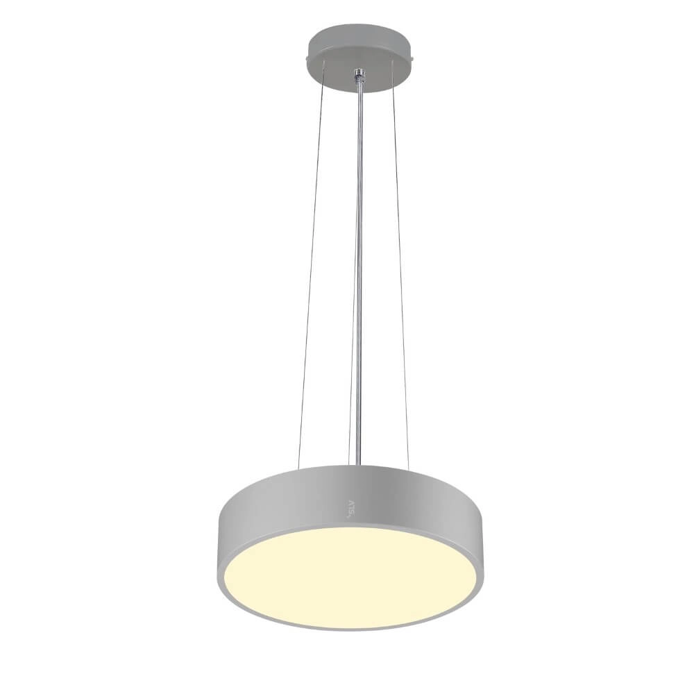 Plafonnier / Lampe suspendue Medo 30 gris - CCT - Ø 28cm SLV 4024163276719
