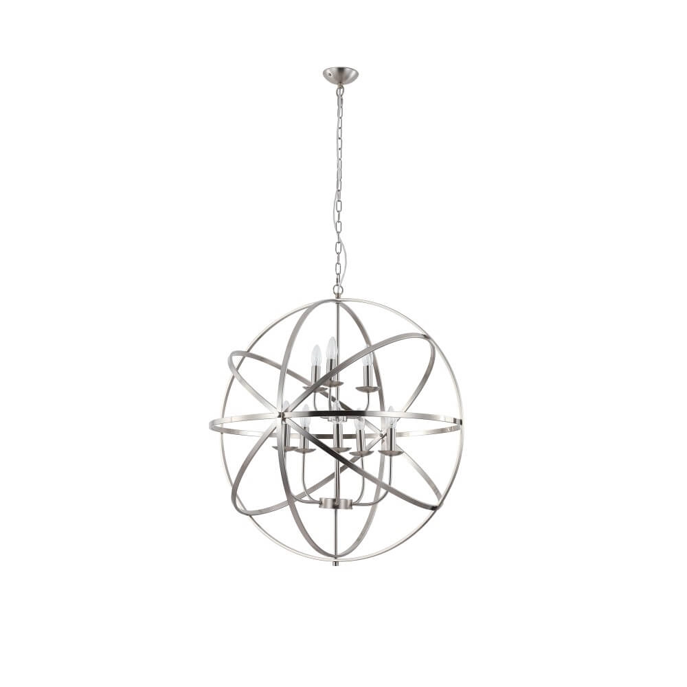 Suspension ancienne Orbit 8-argent clair Searchlight 5053423271934
