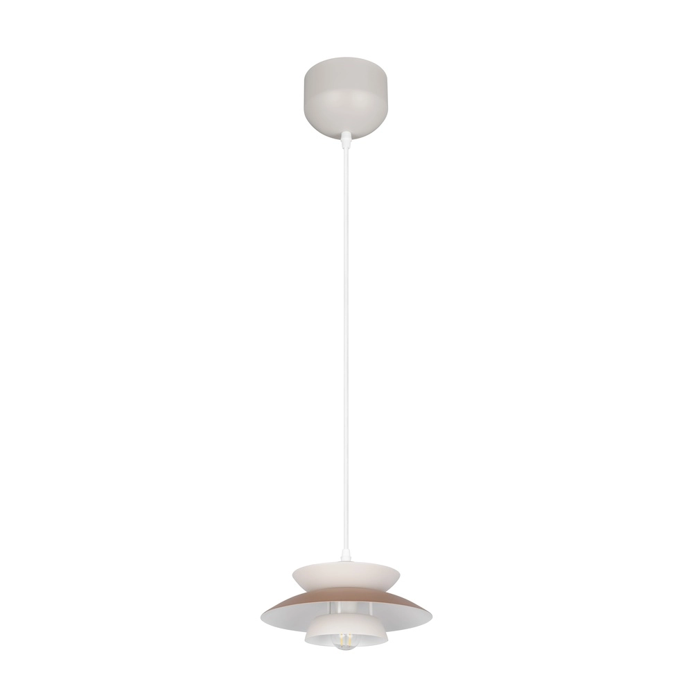 Conception de la lampe suspendue Amarila marron moka Ø 25cm Trio 4017807682755