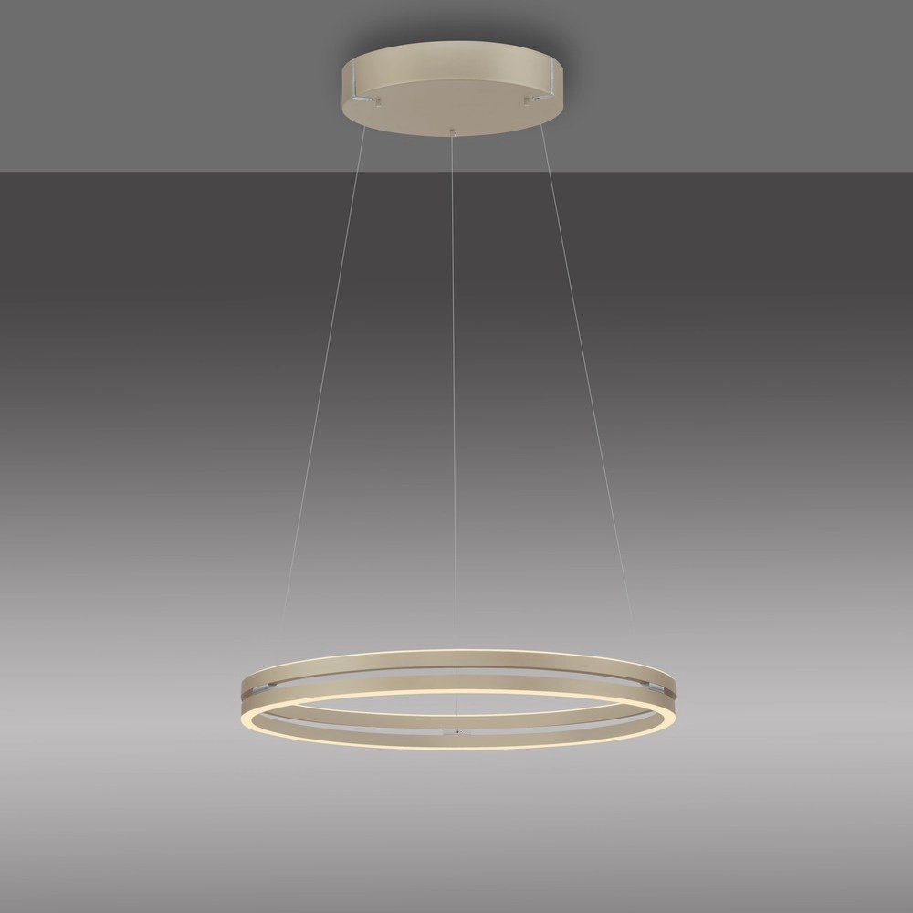 Lampe suspendue de bureau Pure E-Loop bronce - Ø 70 cm Paul Neuhaus 4012248398364