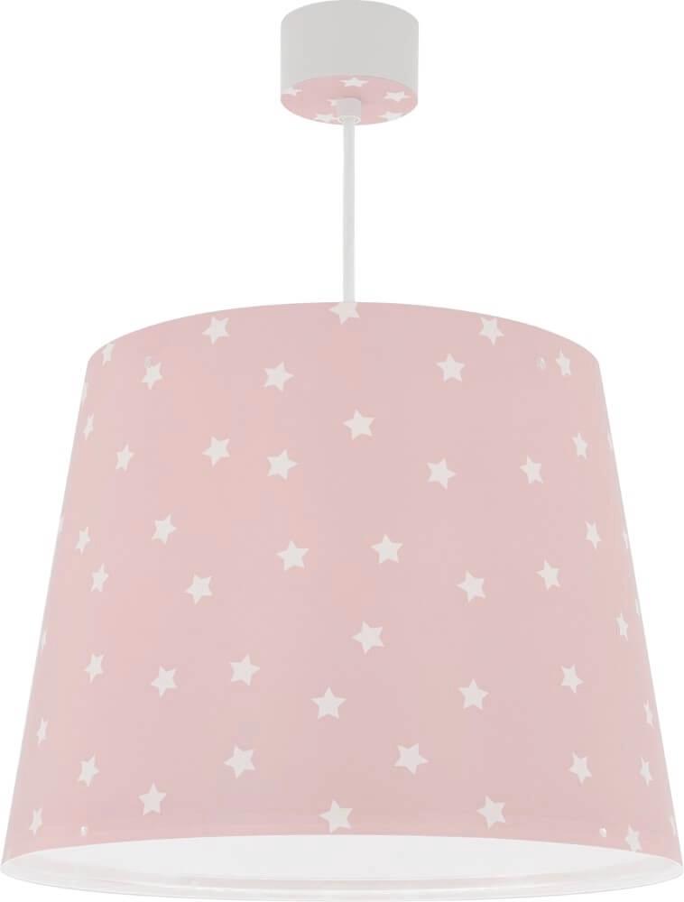 Lampe suspendue chambre d'enfant Star Light rose tendre