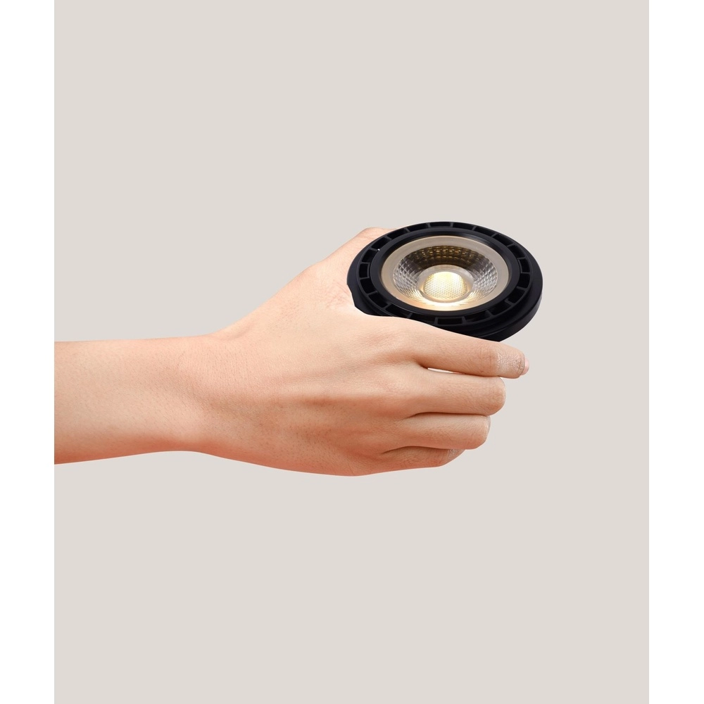 12W Led ES111 - DTW noir 2200-3000K Lucide 5411212491299