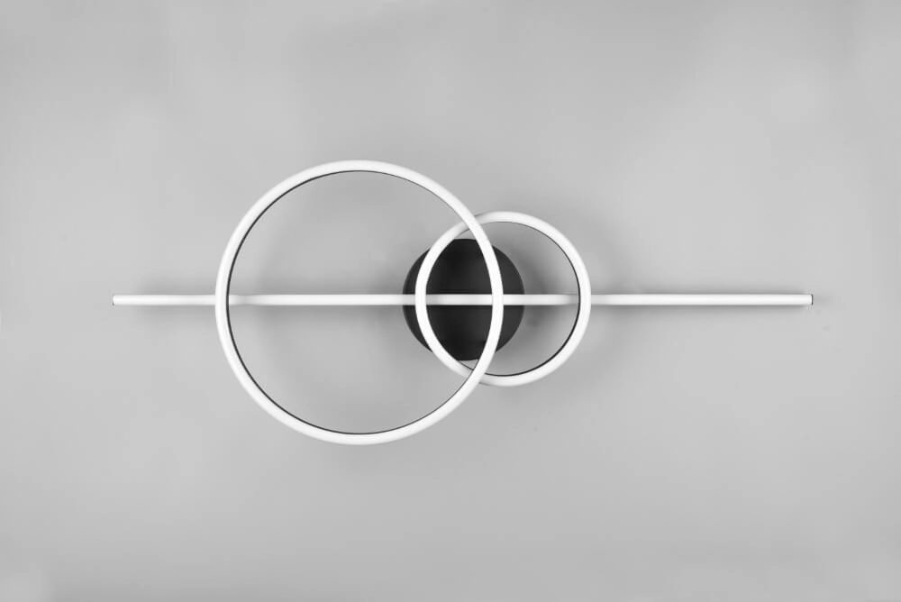 Plafonnier Montilla noir dimmable Trio 4017807574746