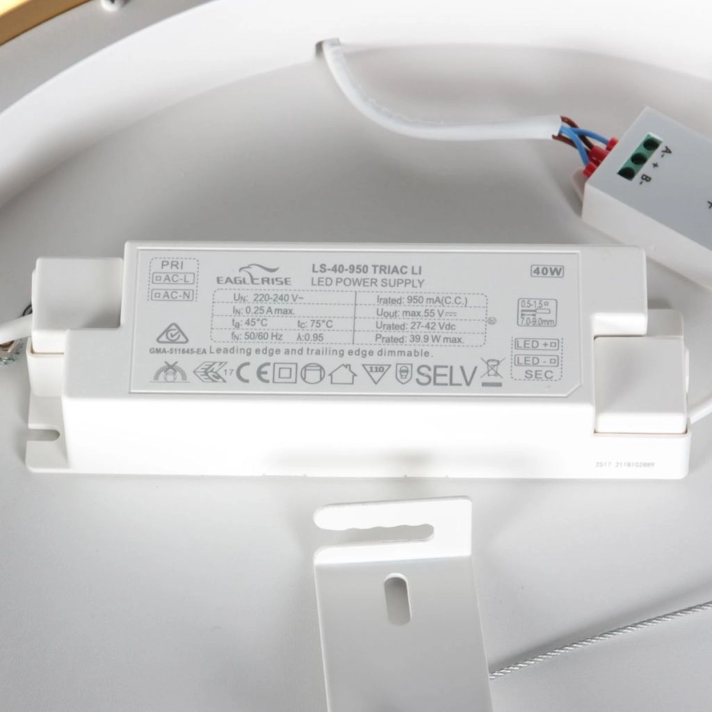 Lampe de plafond à design Ringlux or Ø 40cm Steinhauer 8712746180923