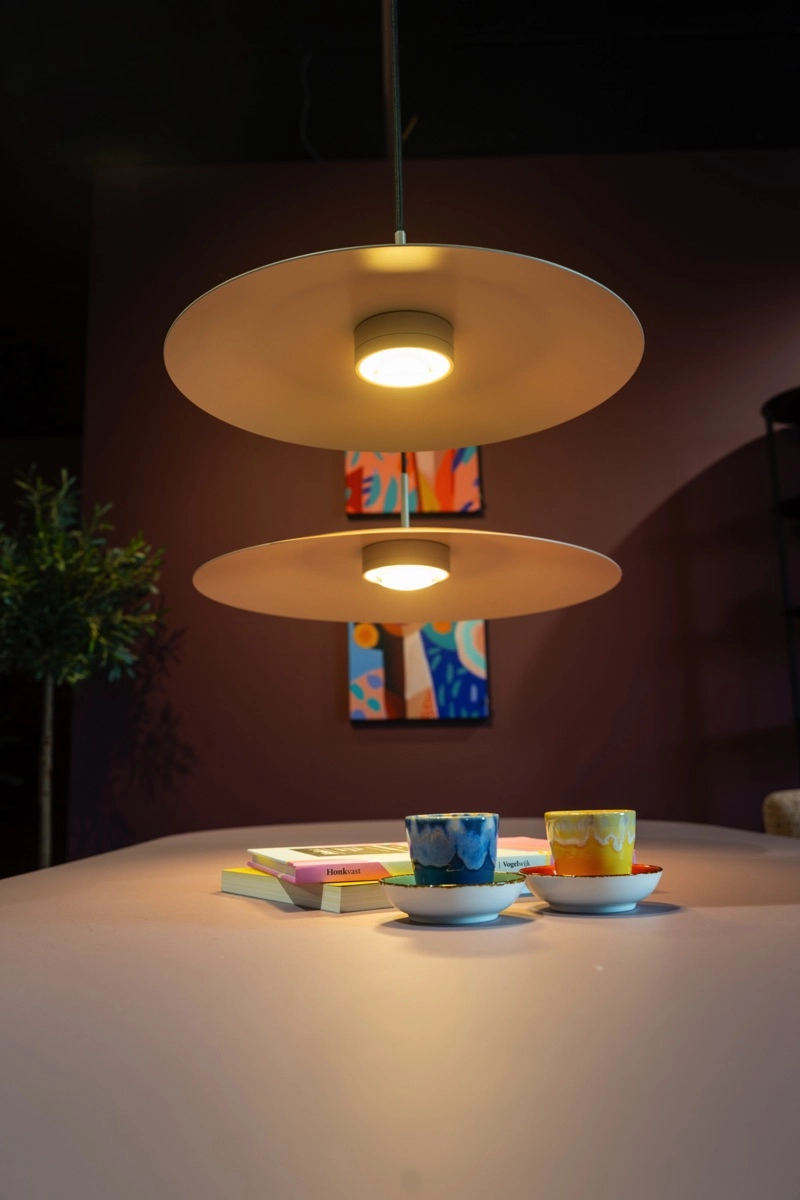 Lampe suspendue élégante Sanne Ø 50cm - sable ETH 8720195311034