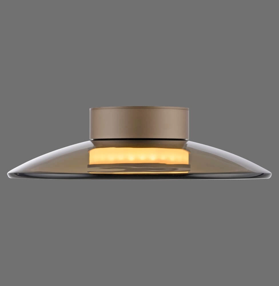 Plafonnier design Pure Moon bronze Ø 32cm Paul Neuhaus 4012248382738