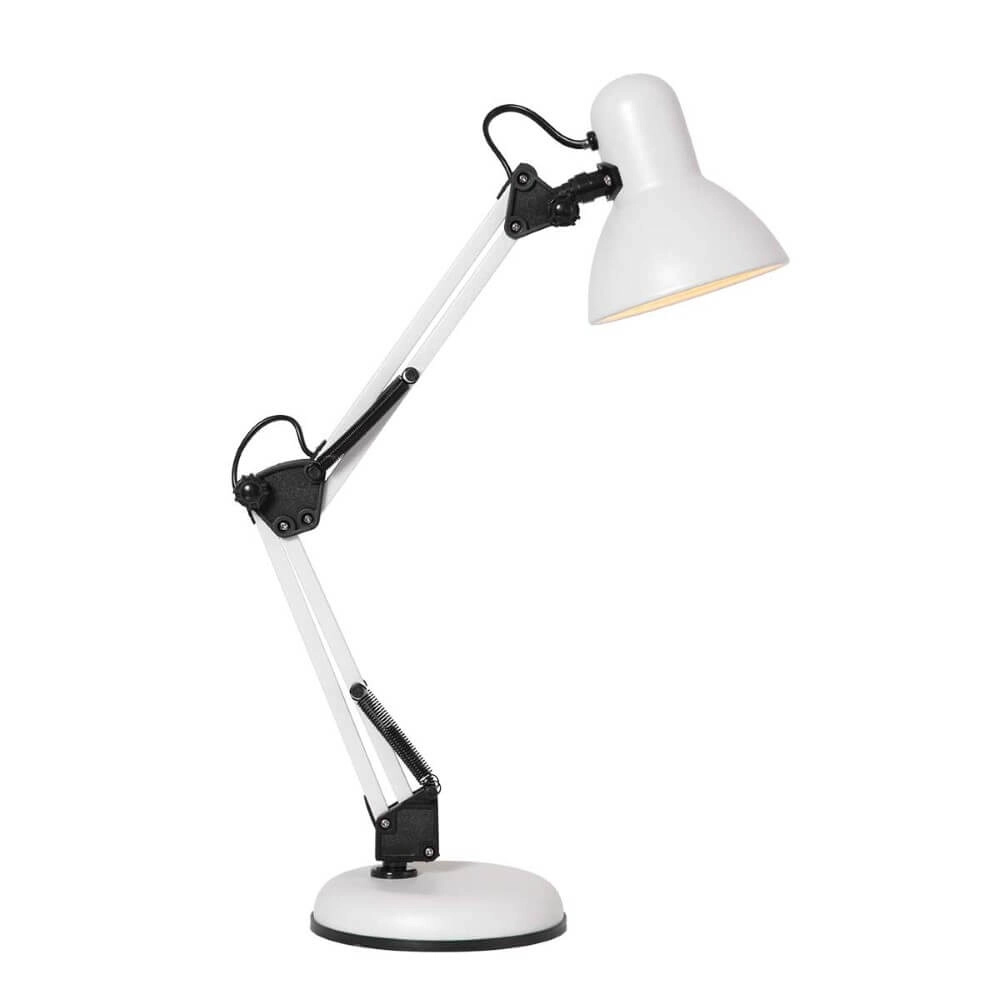 Lampe de bureau rétro Study blanc