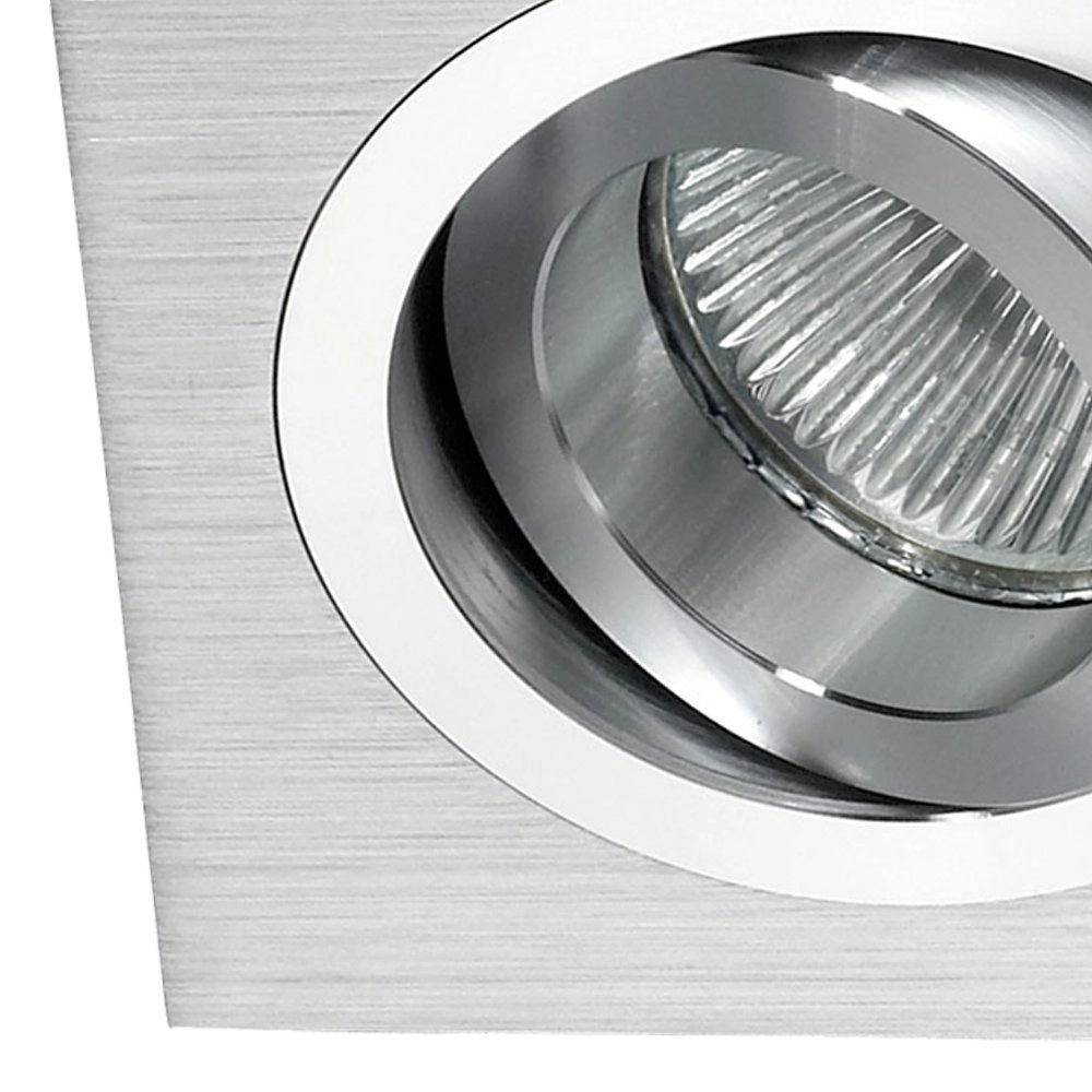 Spot de plafond Di Moda Square gris métal orientable Masterlight 8718121015132