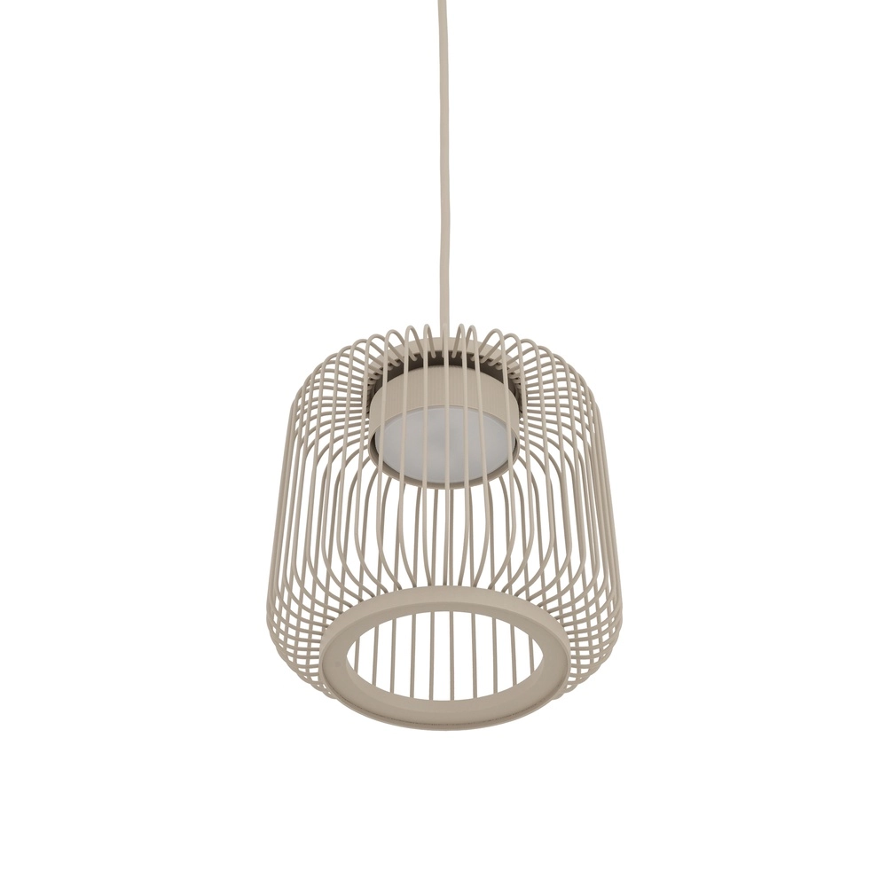 Lampe cage Kenai brun sable Ø 18cm Lyora 5903139122177