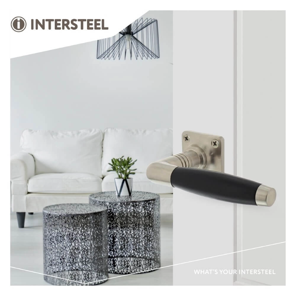 Poignée de porte des années 30 Ton Basic nickel mat Intersteel 8714186711408