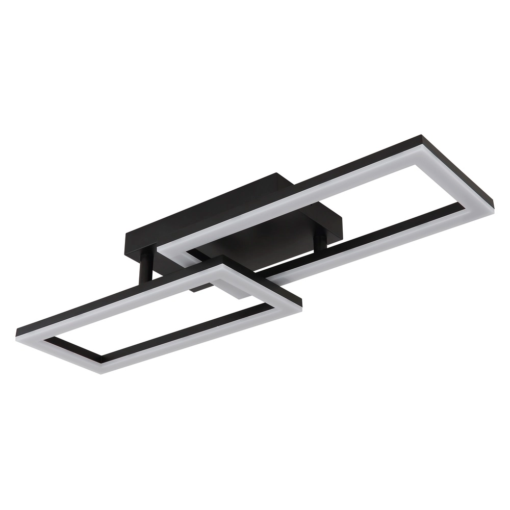 Lampe de plafond à design noir Sapena 61,4 x 19,5 cm Globo 9007371450558