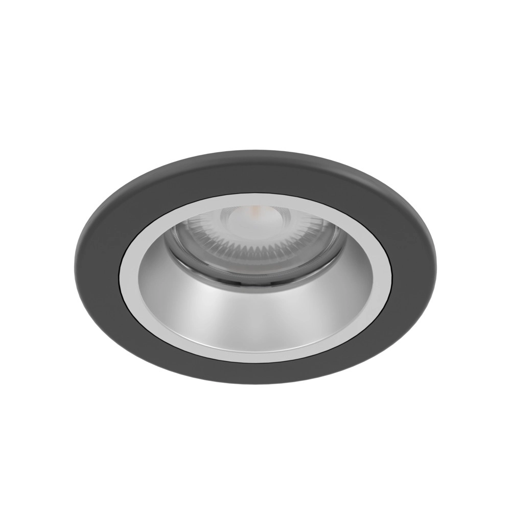 Spot encastré smart Yebra-Z noir avec argent Eglo 9008606359035