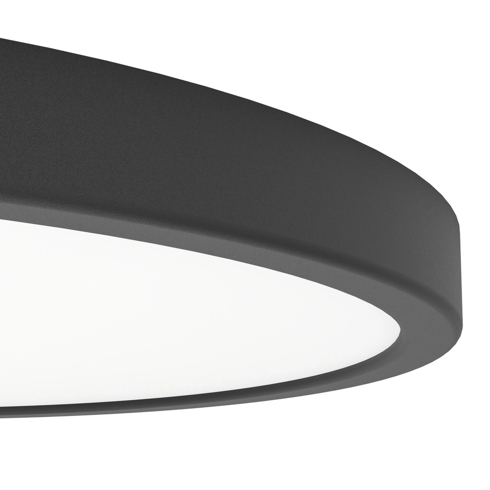 Lumière LED de plafond Fueva 6 rond - noir - Ø 38,9cm Eglo 9008606330096