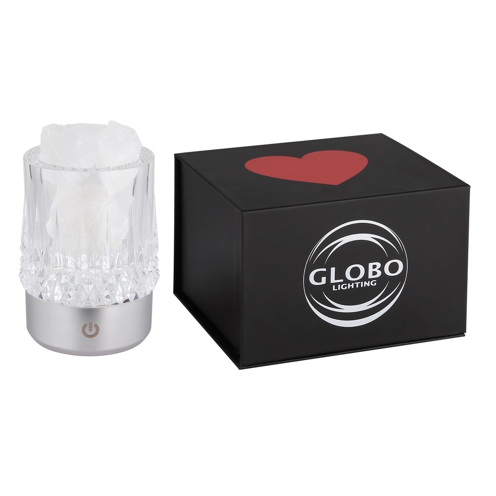 Lampe de table Lizzy Gris argenté Globo 9007371572311