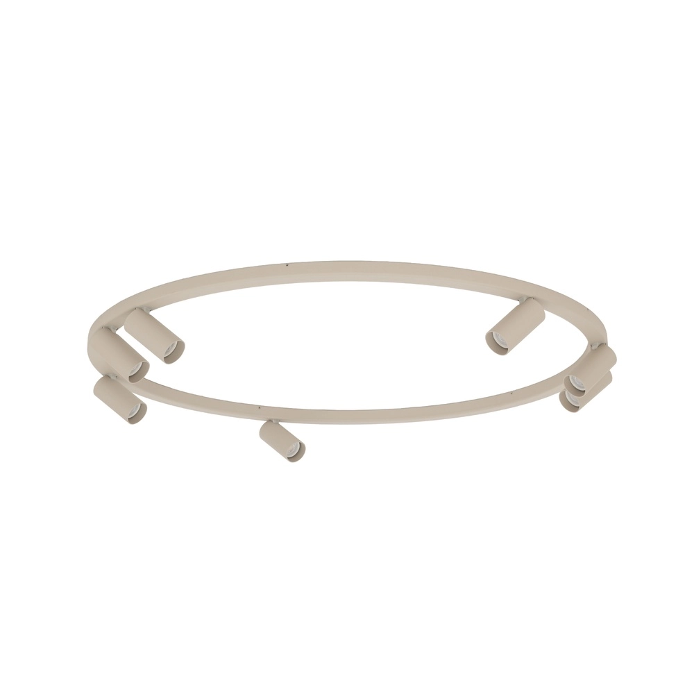 Projecteurs circulaires montés en surface Fourty 7x GU10 - beige Lyora 5903139119481