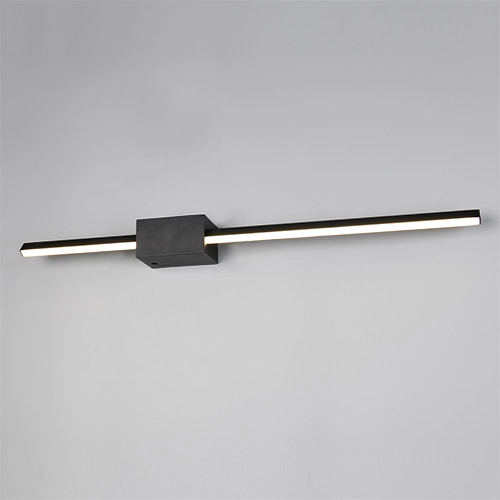 Lampe murale moderne Cassino noir 70,5 cm Trio 4017807683226