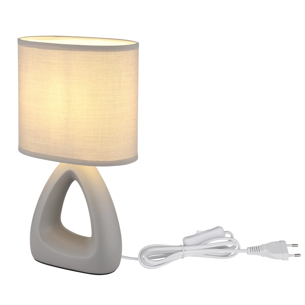 Lampe de table de conception Triangle gris Globo 9007371475513